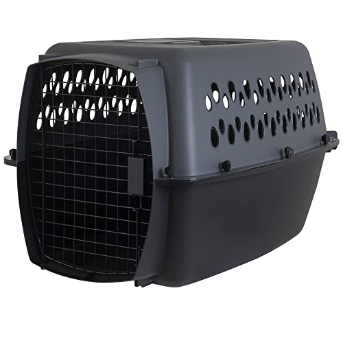 26" Parisian Blue & Black Dog Kennel Q3543