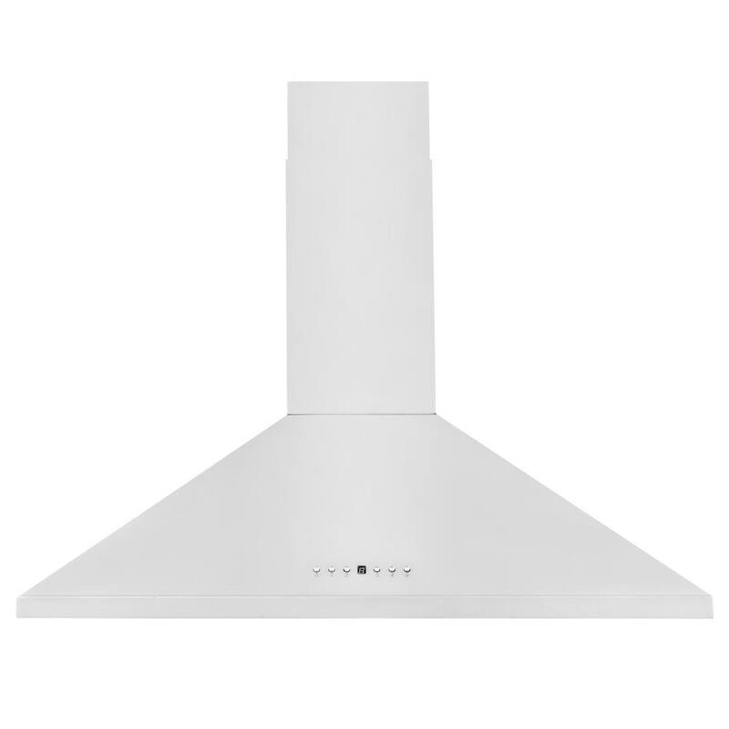 30 in. 400 CFM Convertible Wall Mount Range Hood in Stainless Steel A282180