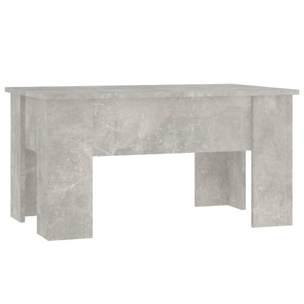 Coffee Table Concrete Gray Engineered Wood W34298