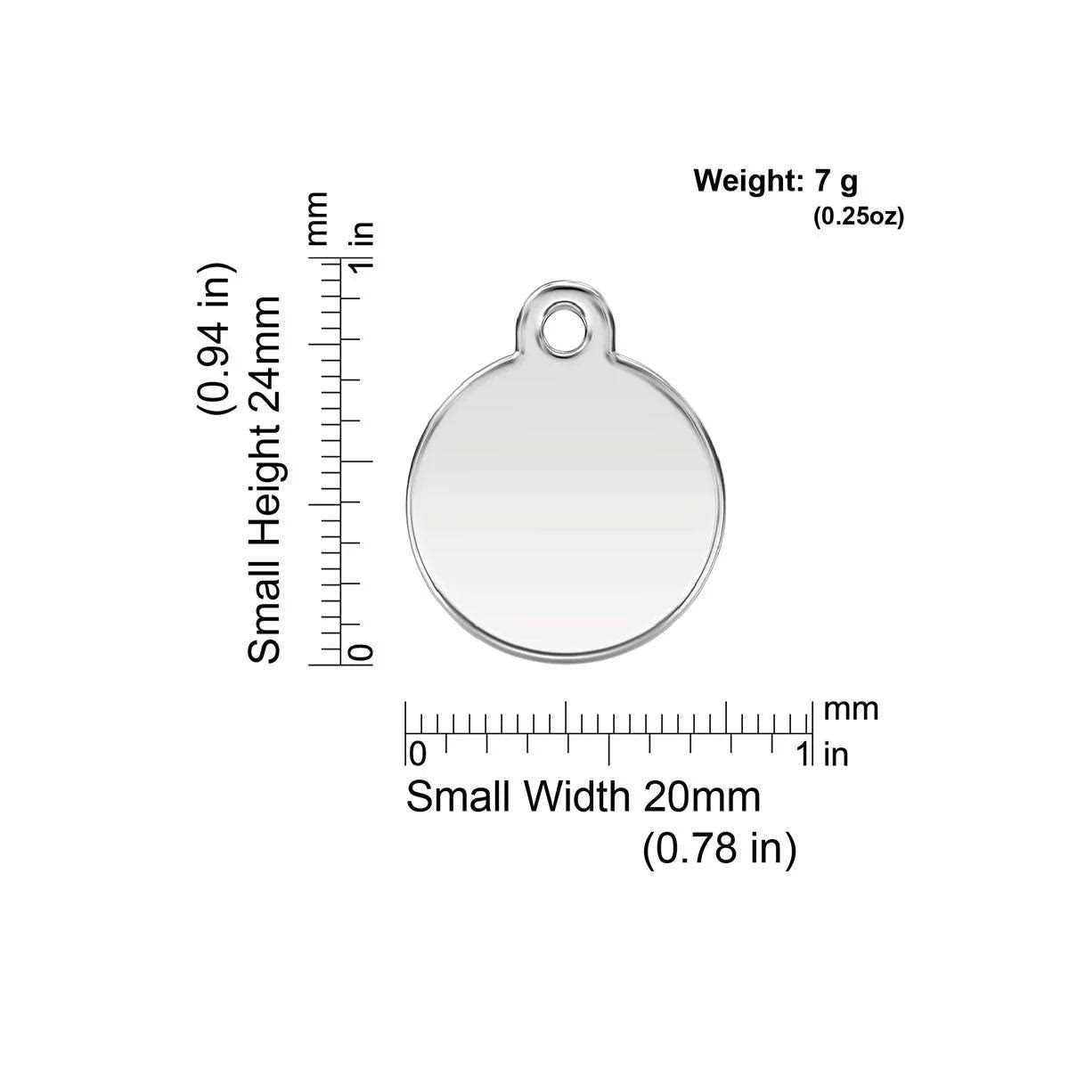 Enamel Pet ID Tag V36698