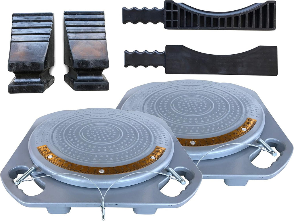 Wheel Alignment Turn Plates 4 Ton Capacity Pair Z310