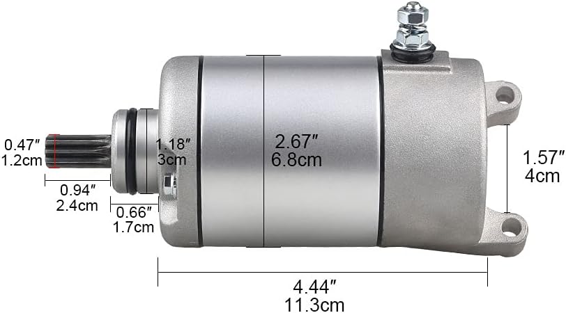 Starter Compatible with Yamaha YFM350 2004-2014 Pack of 2 T1423