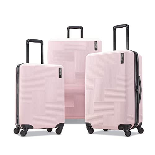 Expandable Hardside Luggage with Spinner Wheels, Pink Blush, Checked-Large 28-Inch Z38651