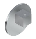 Round Thermostatic Valve Trim Plate with Square Handle in Satin Nickel Y389809