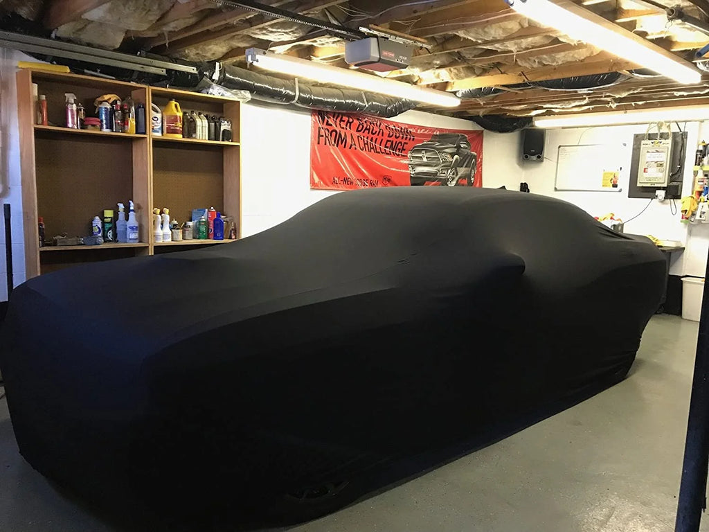 Black Satin Indoor SUV Car Cover with Storage Bag X1651