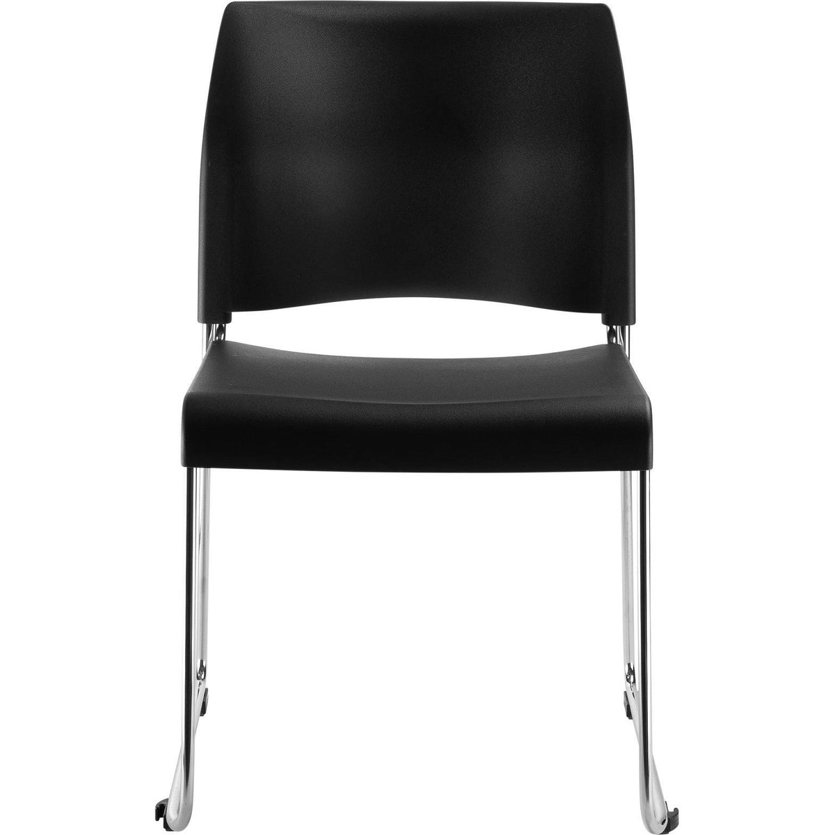 Black All Plastic Cafetorium Chair, 4 Pack S5090