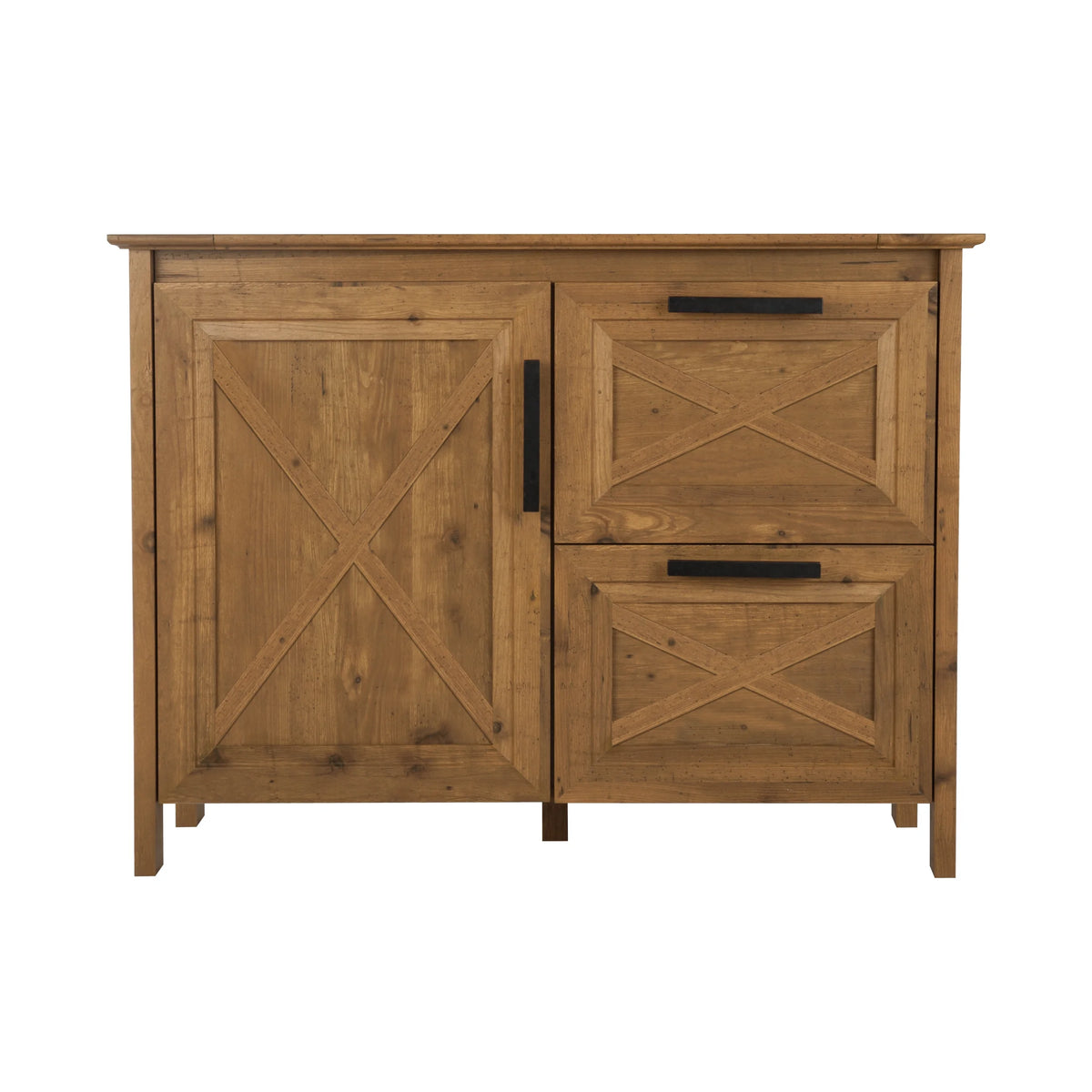 Rustic Brown 2-Drawer Filing Cabinet M292