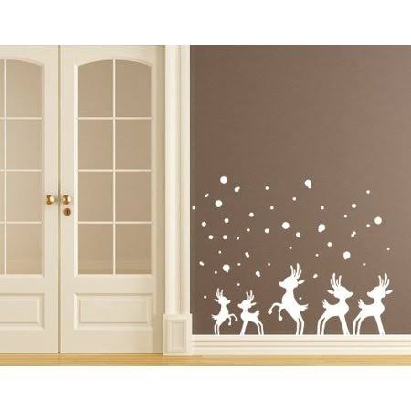 Snow Wall Decal 47in x 33in E849
