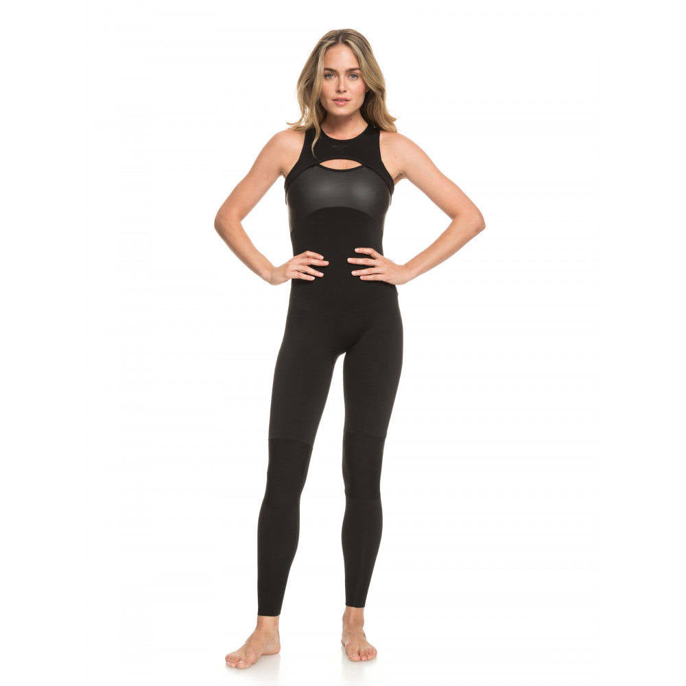 1.5mm Satin Long John Black V573563