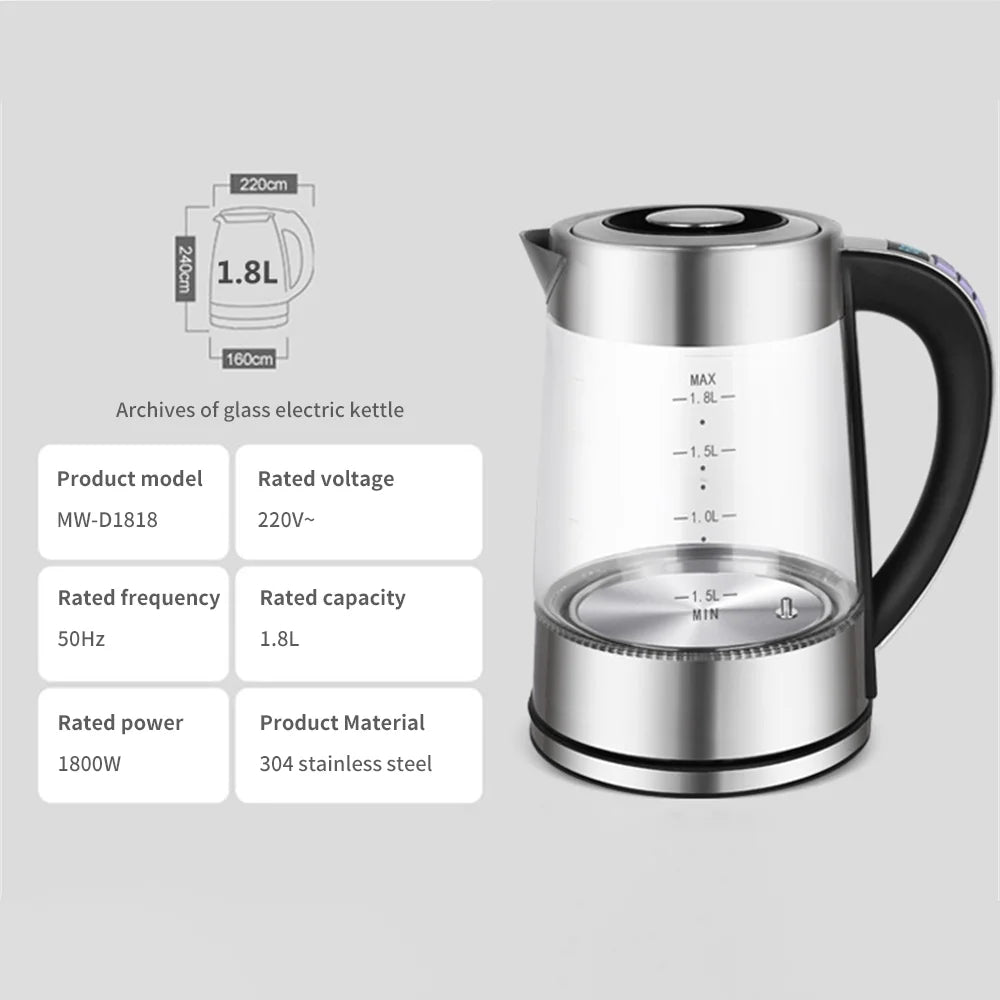 Glass Electric Kettle R725