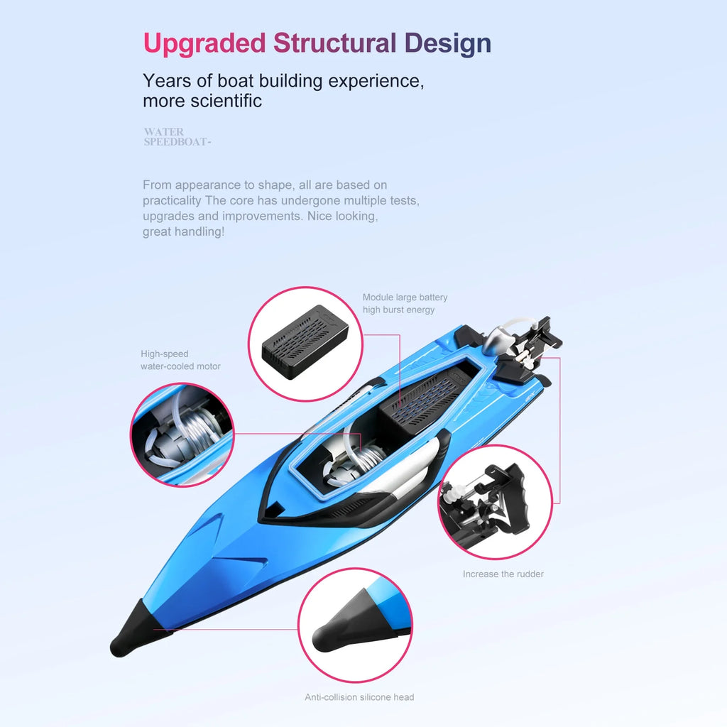 Remote Control Boat Toy with Low Battery Alarm Z908