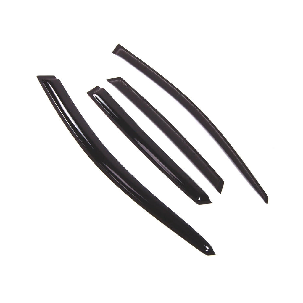 4 Pcs Dark Smoke Window Visor Deflector Rain Guard N315499