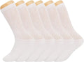 Diabetic Crew Socks for Men Seamless Loose Fit Non Binding Top Y294072