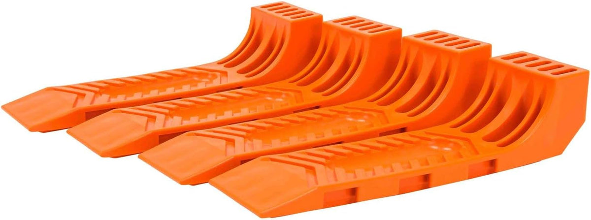 Interlocking Tire Skates Safety Orange (4pc Set) L826