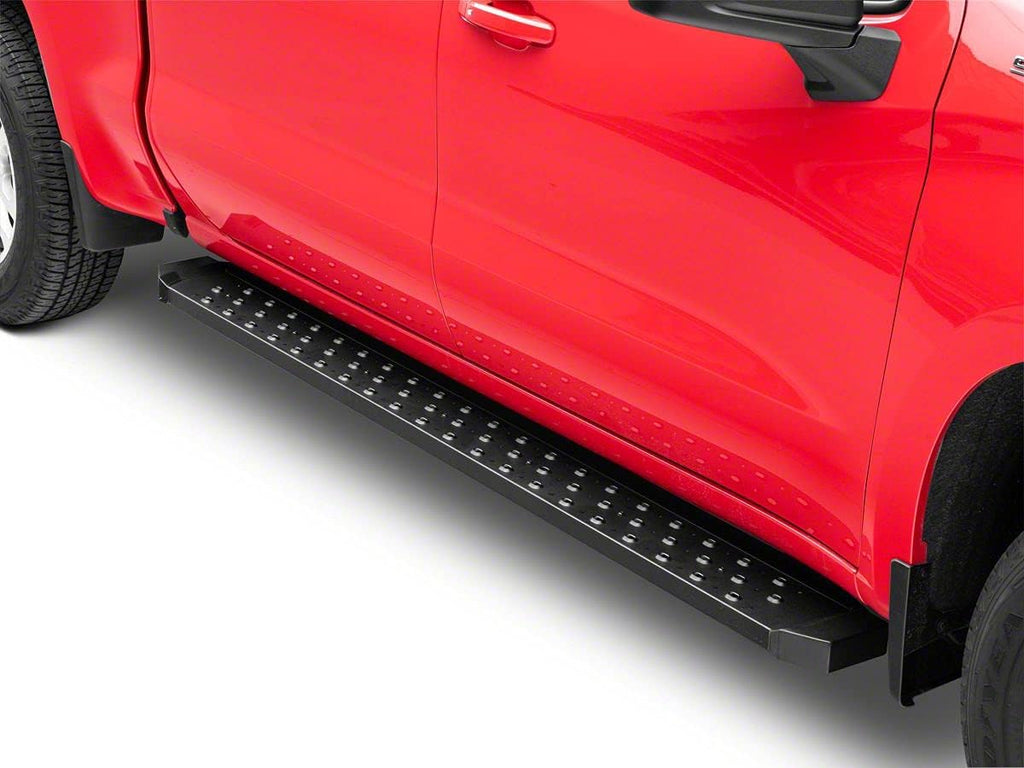 Black Steel Running Boards Y863