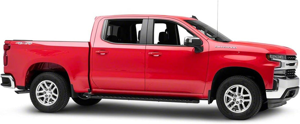 Black Steel Running Boards Y863