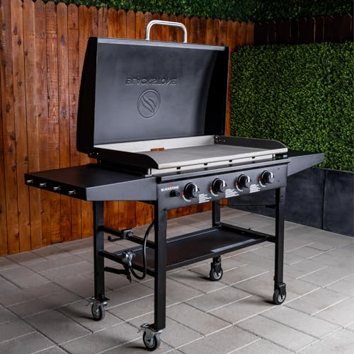 36 Inch 4 Burner Gas Griddle with Hood L206788