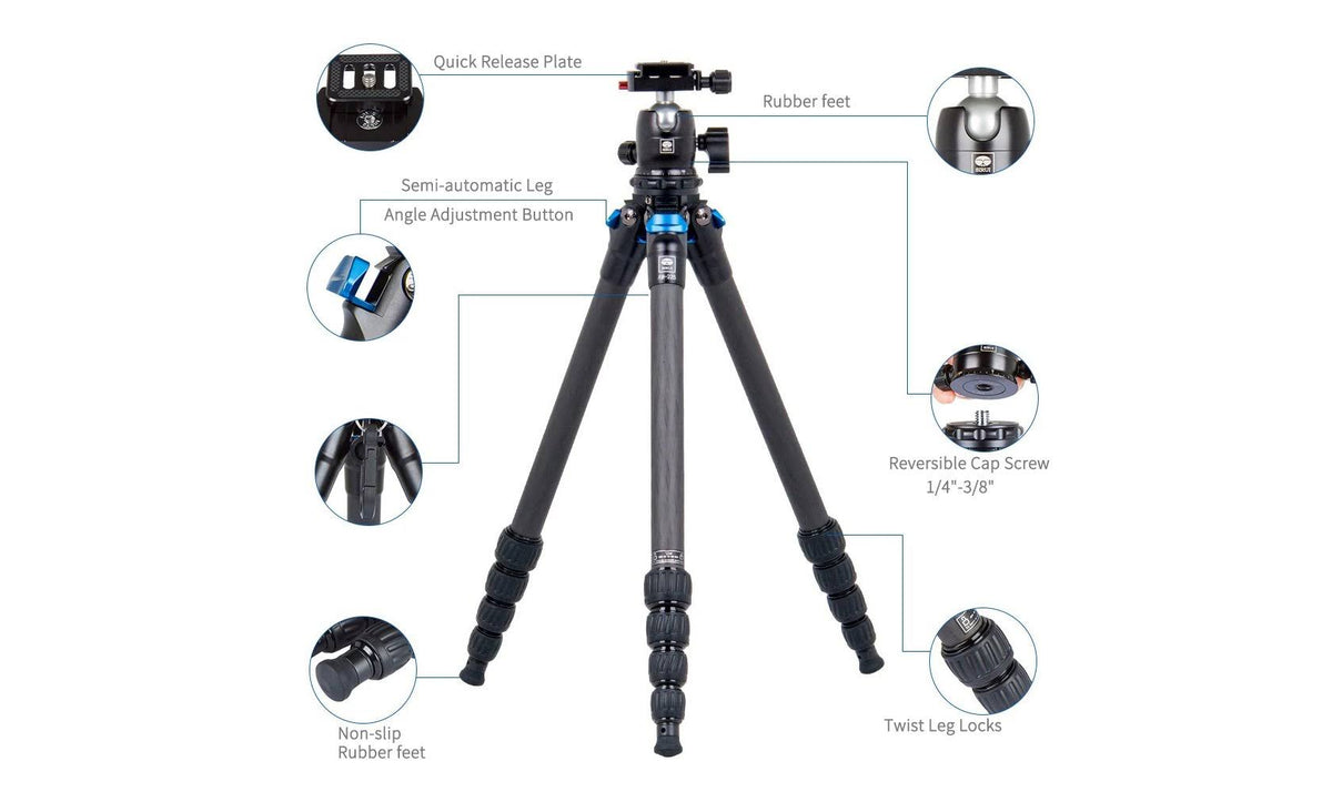 Carbon Fiber Tripod with Ball Head N11199