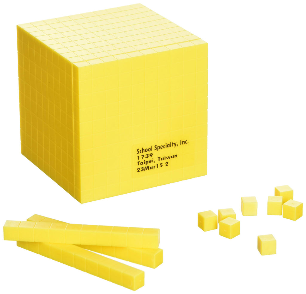 Set of 10 Yellow Base Blocks X52099