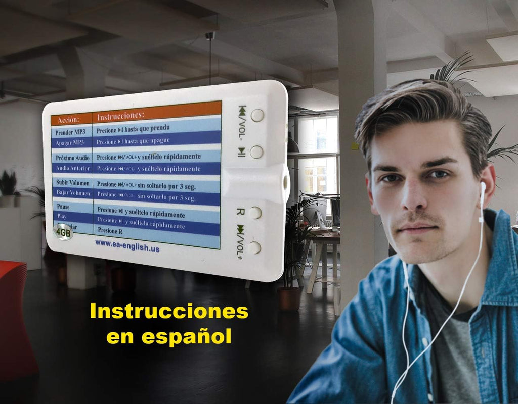 Curso de Ingles Basico con Reproductor Mp3 Ultra Plano, 90 Lecciones en Audio, Spanish Edition, Pack of 2 L1436