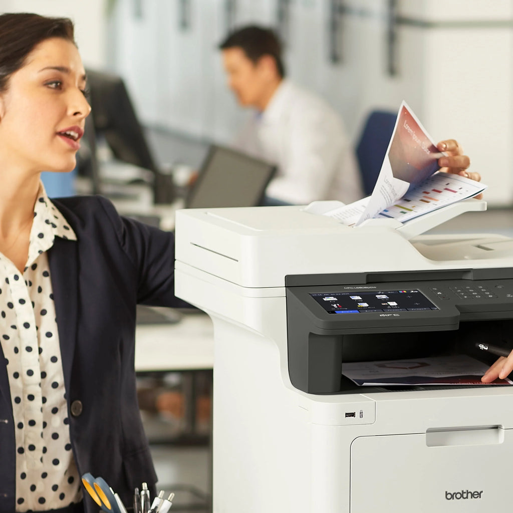 Color Laser All-in-One Printer with Duplex Print Copy Scan and Wireless Networking B7360