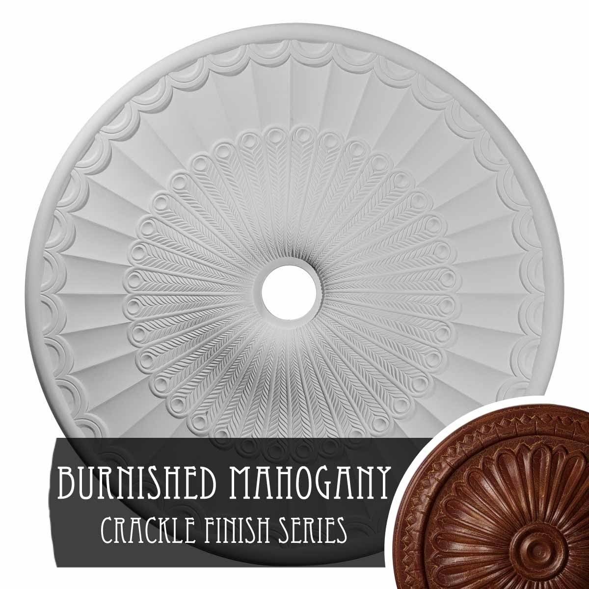 Burnished Galveston Ceiling Medallion Q7953