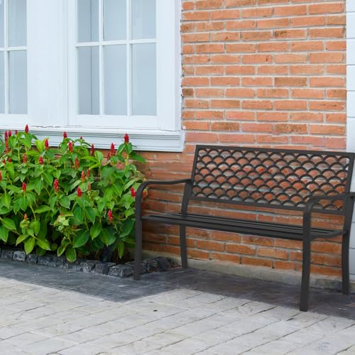 50" Anti-Rust Weatherproof Outdoor Bench C9478