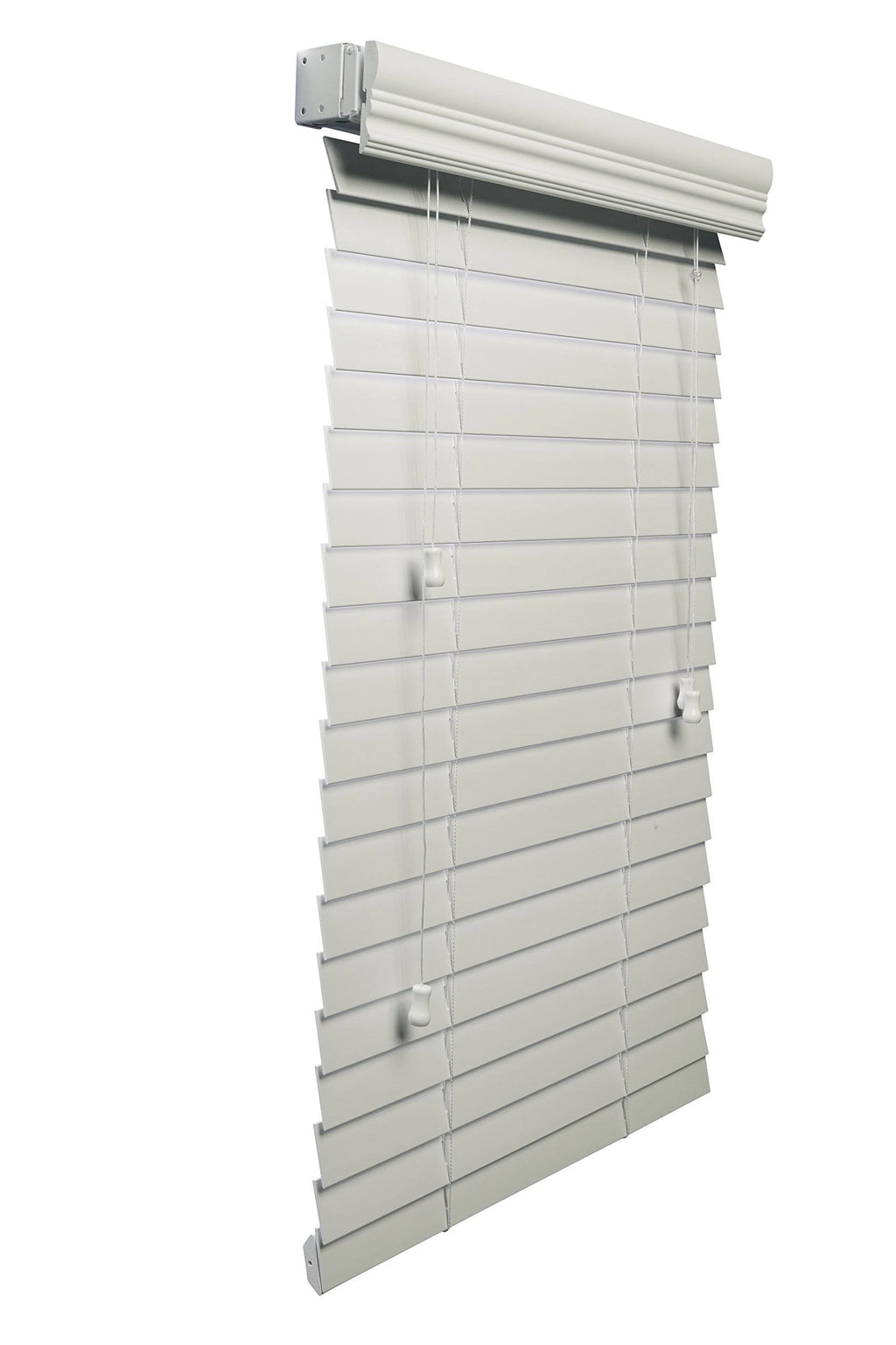 White 2-Inch Faux Wood Blind, 36 by 72-Inch G105960