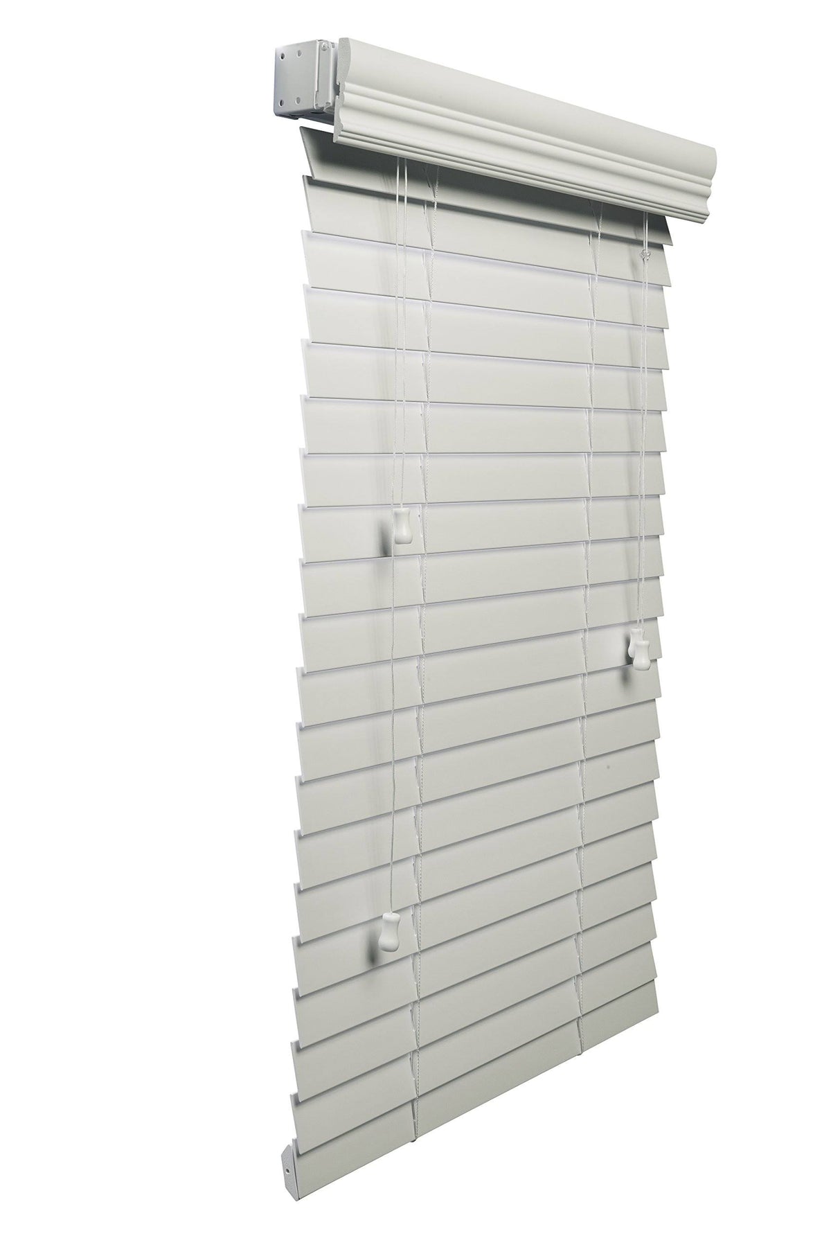 White 2-Inch Faux Wood Blind, 36 by 72-Inch G105960