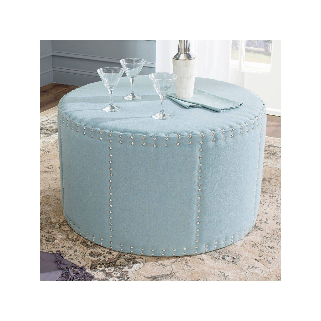 Sky Blue Ottoman F51049