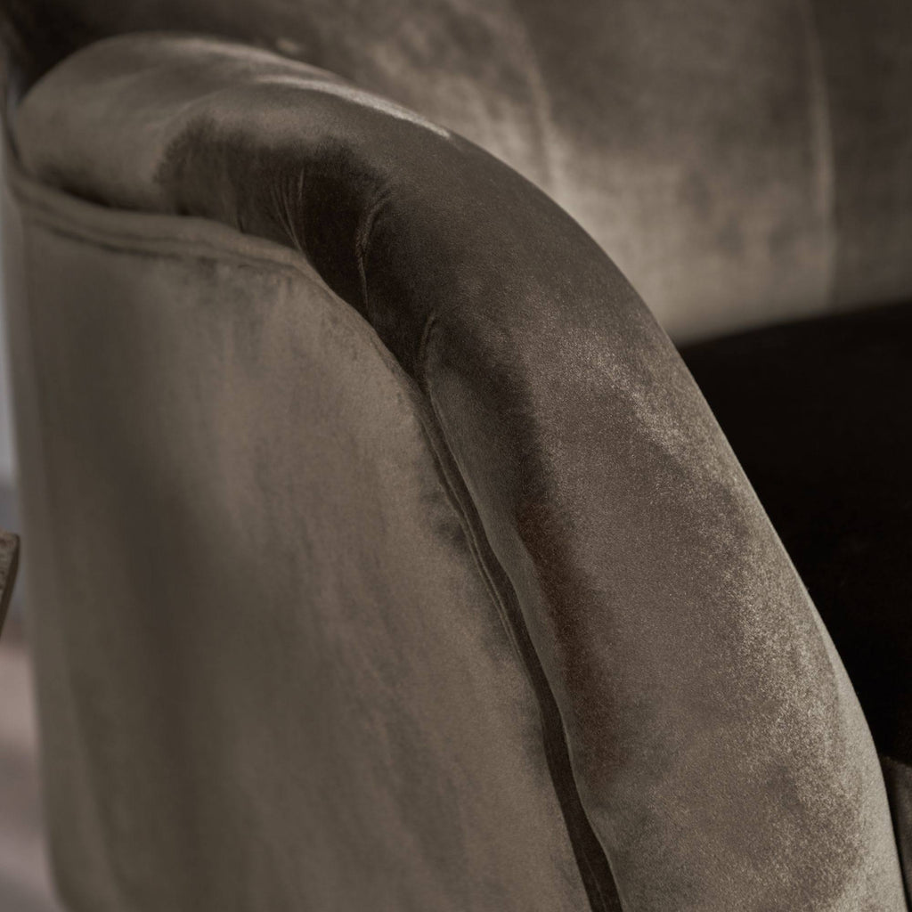 Gray and Black Contemporary Arm Chair P9760