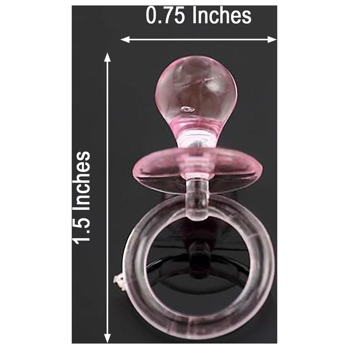 Pink Baby Pacifiers 144/pk D9134