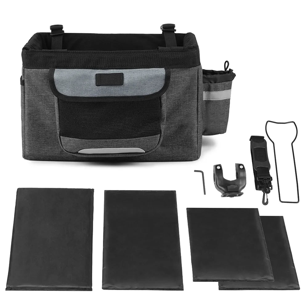 Foldable Bike Basket Carrier Tote Bag I391