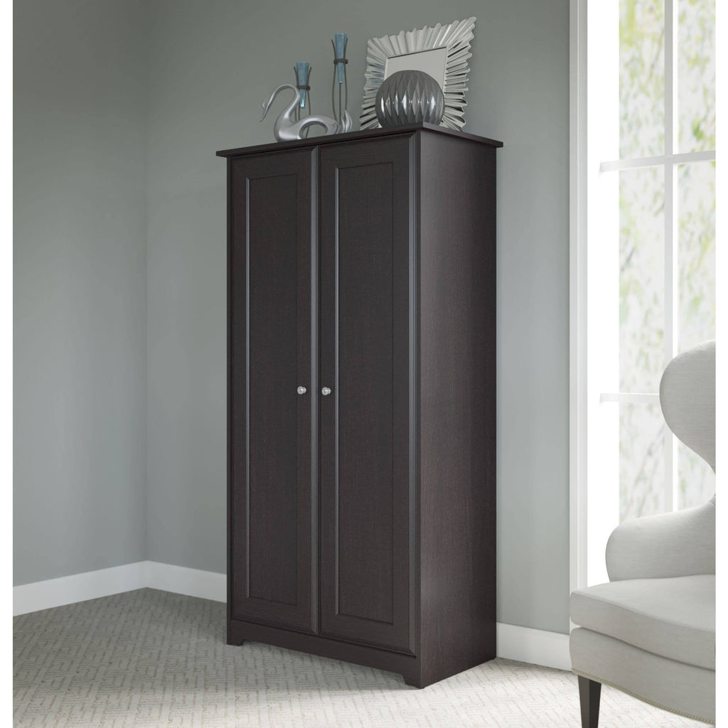 Espresso Oak Storage Cabinet V300694