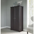 Espresso Oak Storage Cabinet V300694
