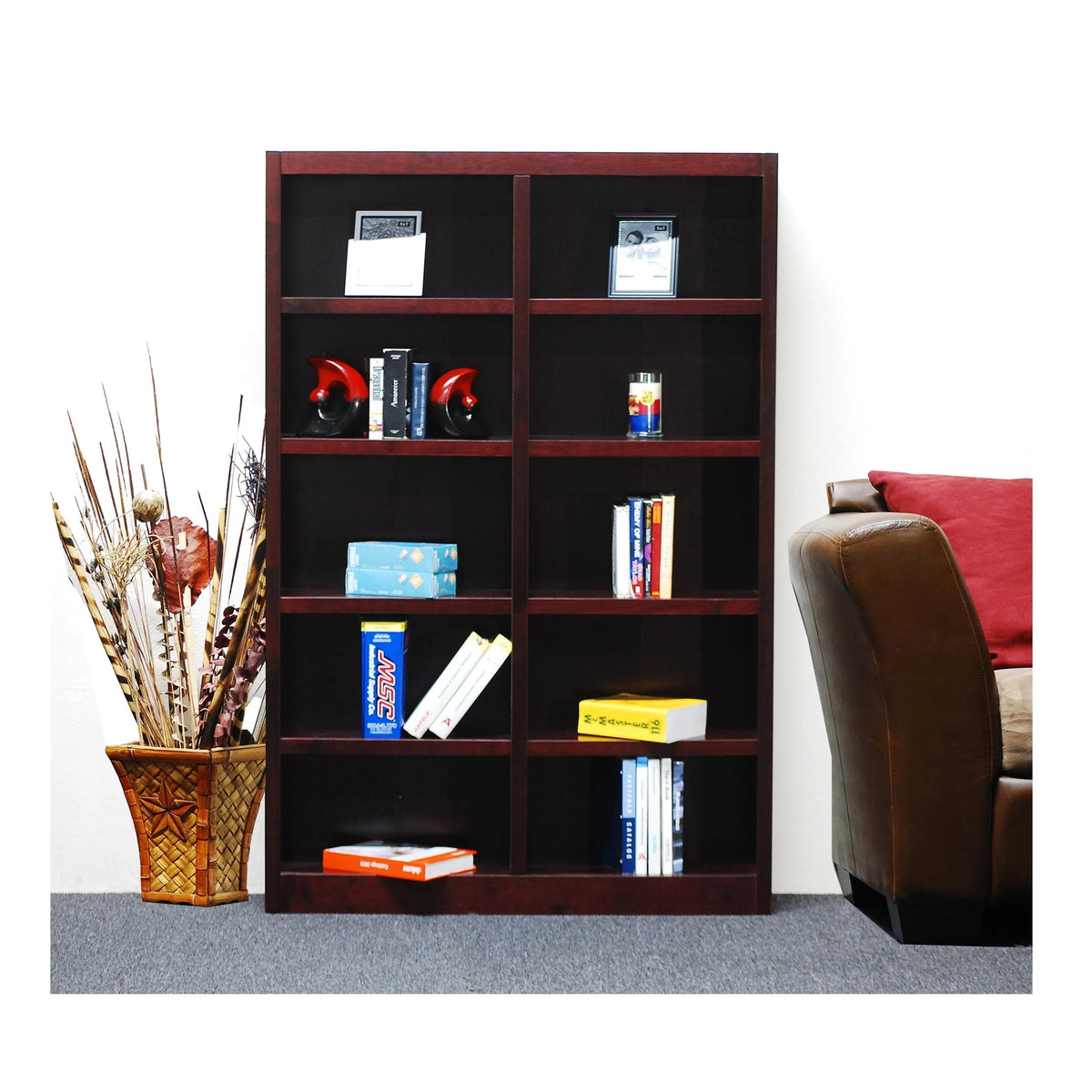10 Shelf Oak Bookcase N157076