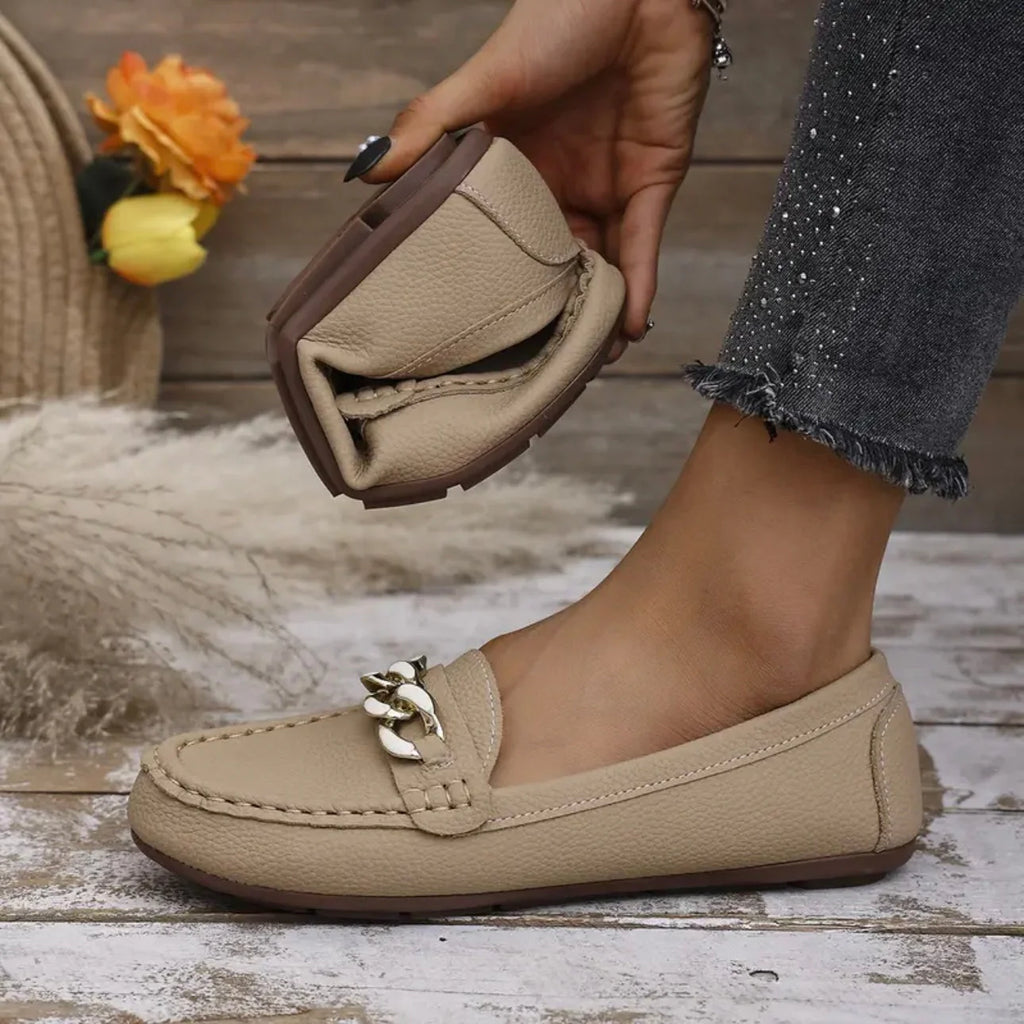 Leather Loafers F8193