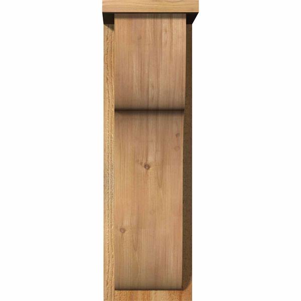 8x22W x 10x22D x 26x22H Western Red Cedar Corbel D76821