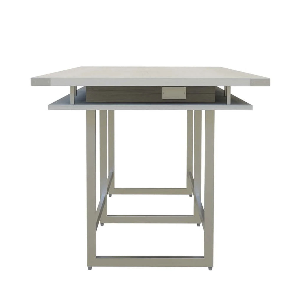 Conference Table Standing Height White Ash Z5523
