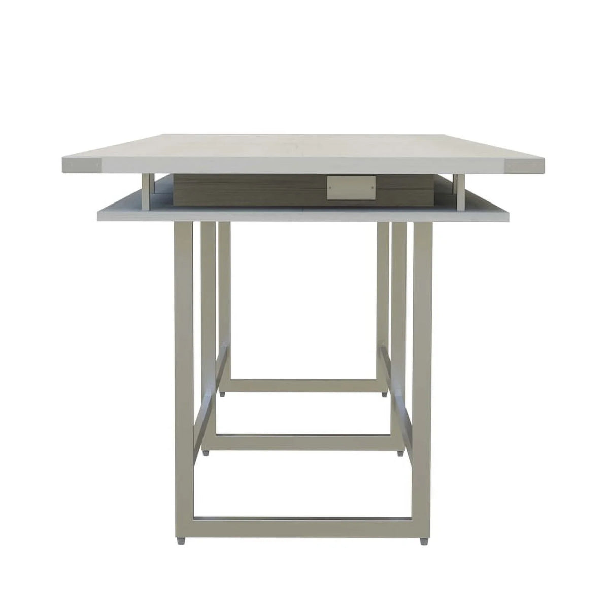 Conference Table Standing Height White Ash Z5523