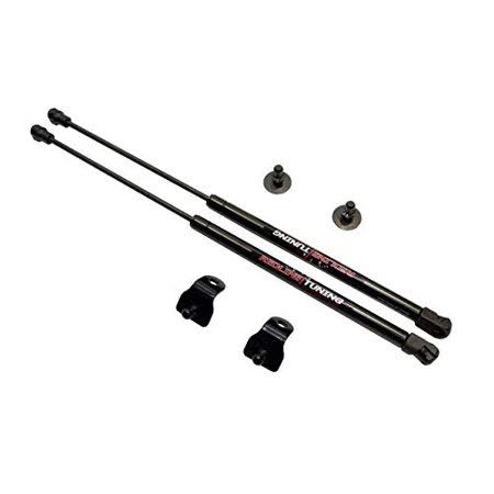 Hood QuickLIFT Bolt in Struts All Black Components T64843