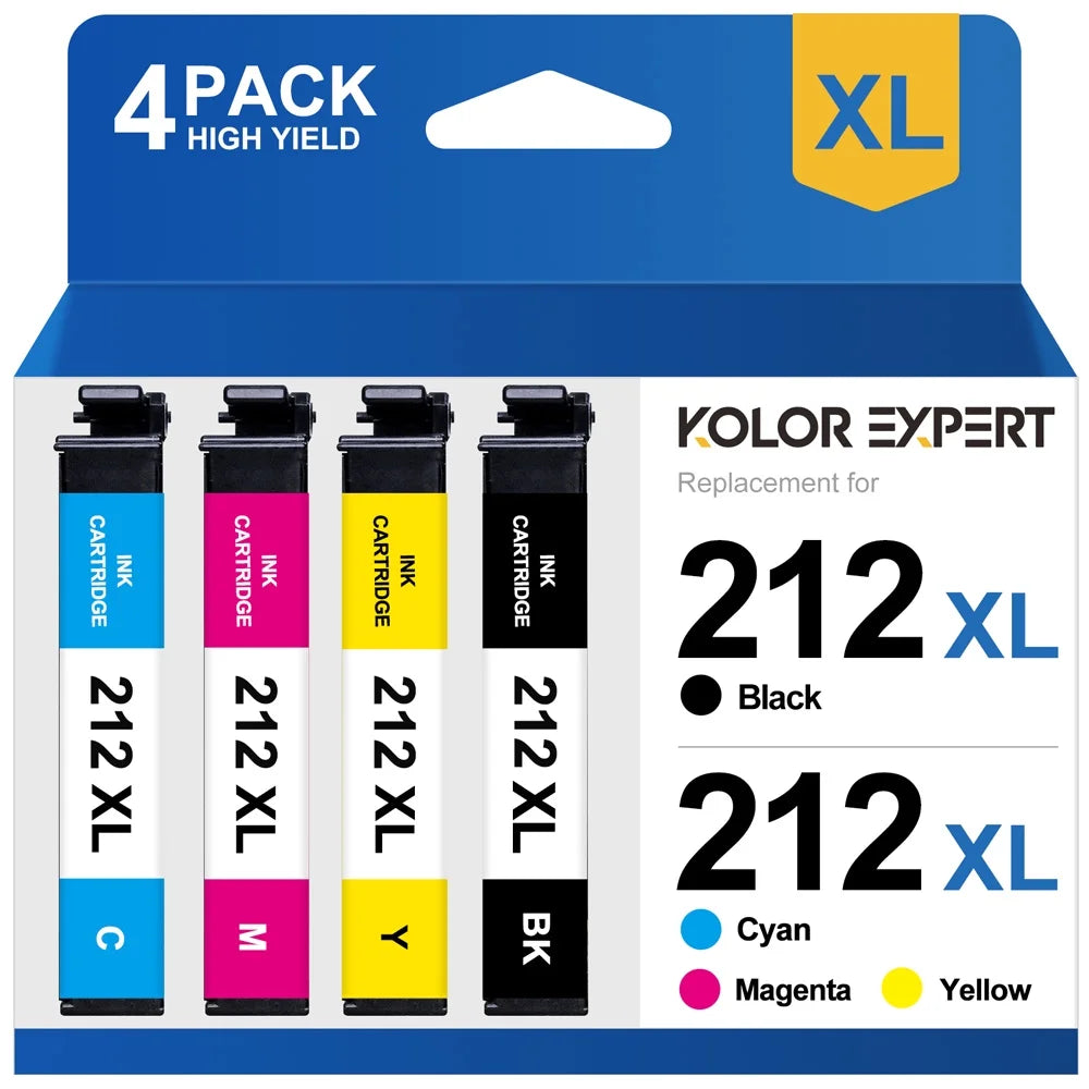 Black Cyan Magenta Yellow 4-Pack Ink Cartridge U74395