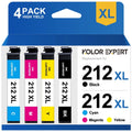 Black Cyan Magenta Yellow 4-Pack Ink Cartridge U74395