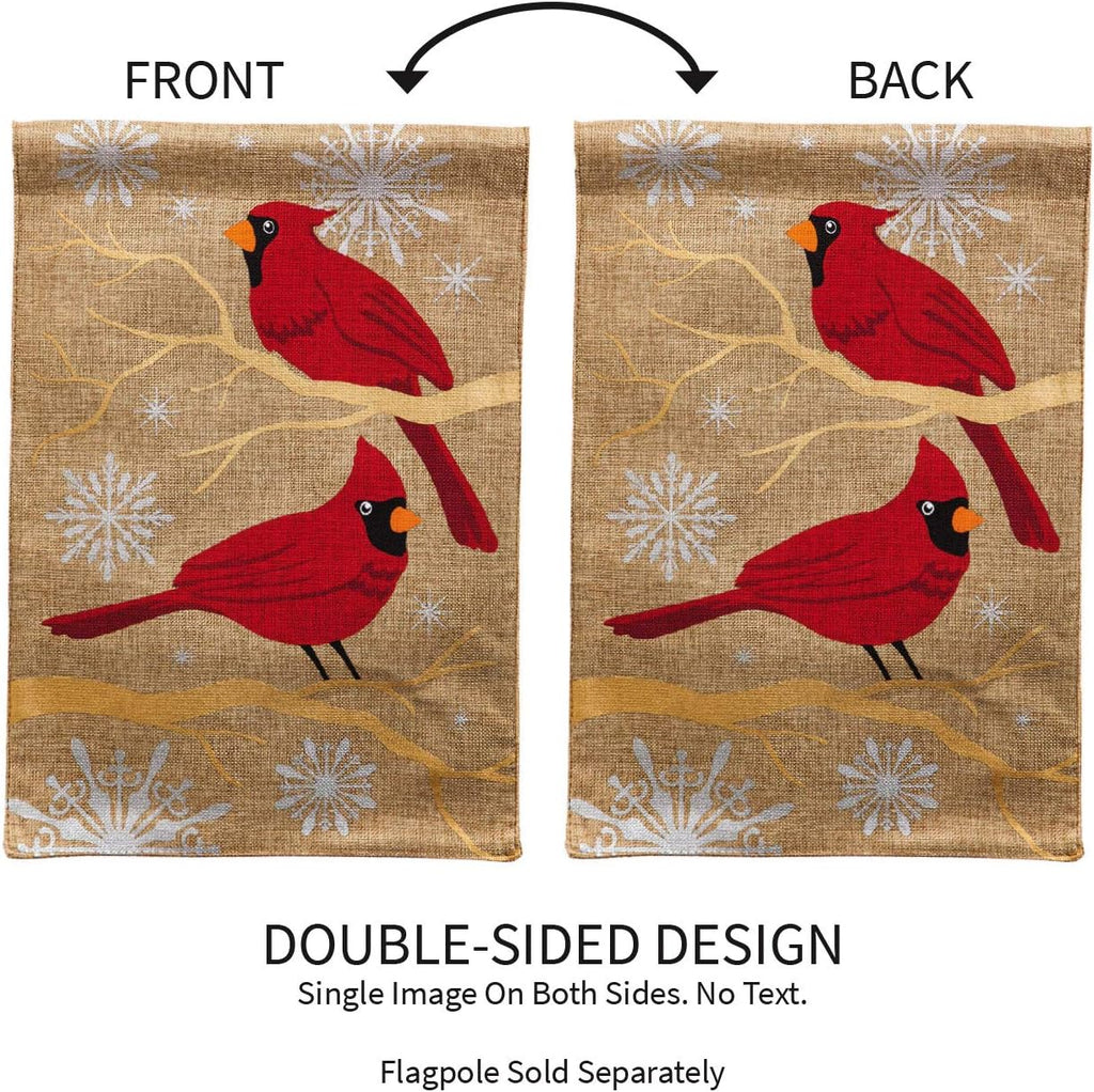 12.5 x 18 inches Burlap Garden Flag E494926
