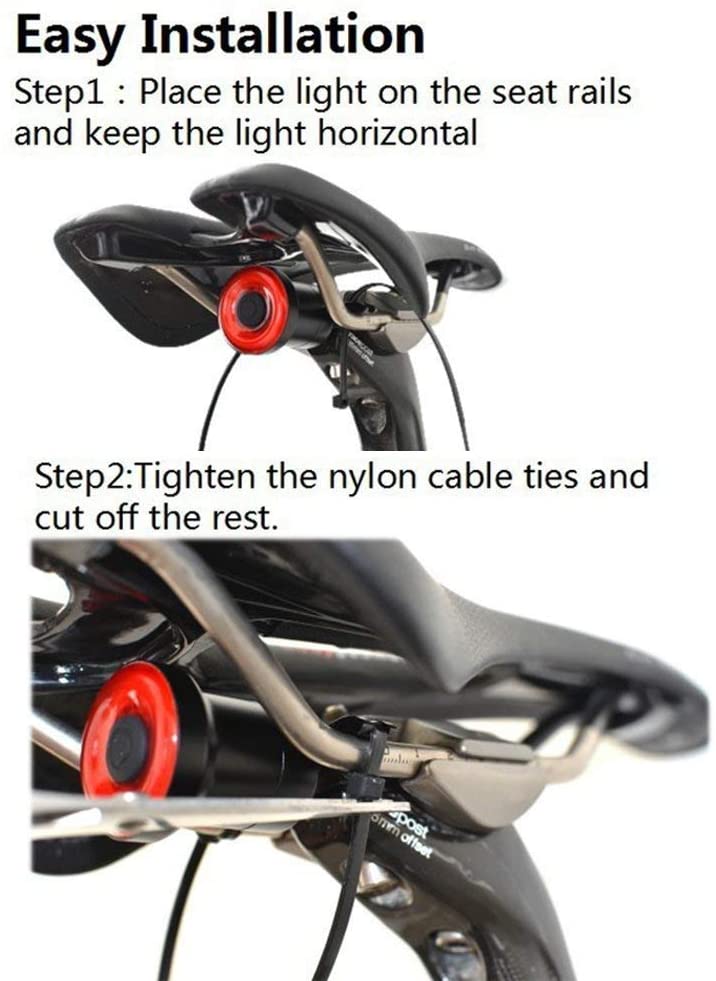 Rechargeable IPX6 Waterproof LED Bike Tail Light G991