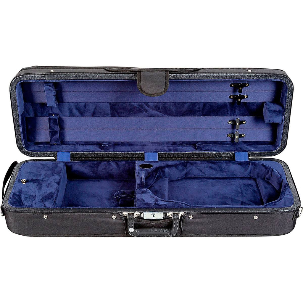 Blue Velour Oblong Violin Case S86417