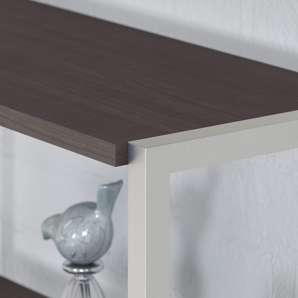 Storm Gray Bookcase with Hutch R58070