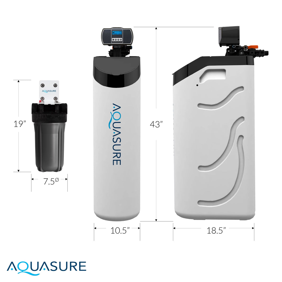 34,000 Grain Water Softener with Pre-Filter C384783