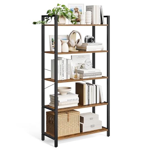 5-Tier Steel Frame Bookshelf K542