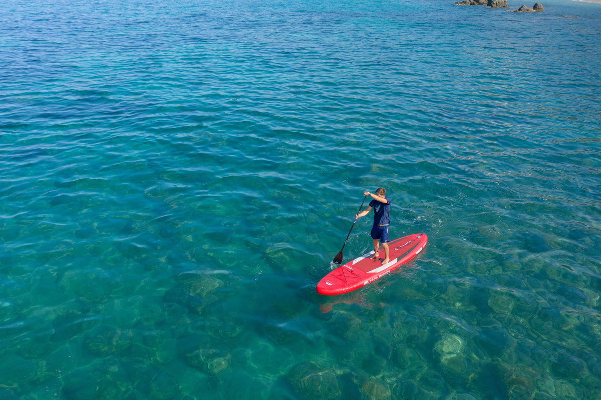 12'0 Inflatable Stand Up Paddle Board with Carry Bag, Paddle, Fin, Pump & Safety Harness G773